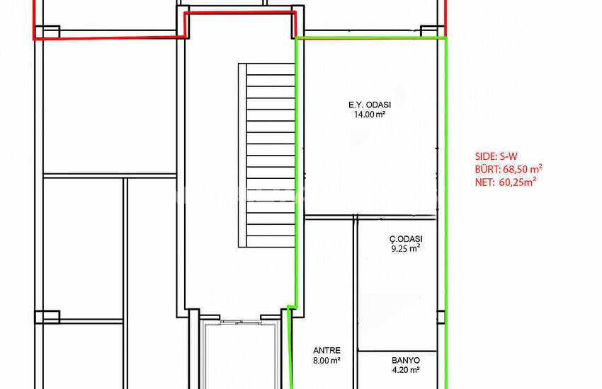 Современные Квартиры в Центре Района Муратпаша в Анталии 4