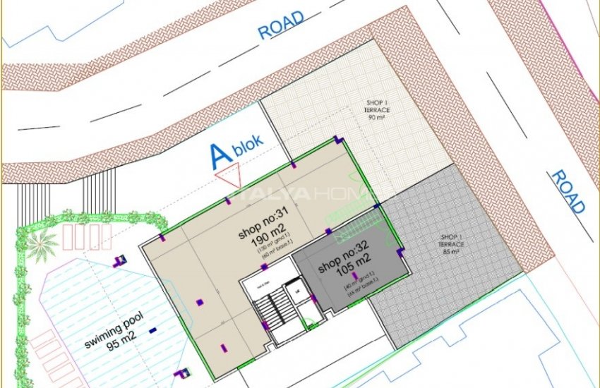 Investeringswinkels In Een Voetgangersgebied Van Alanya 2