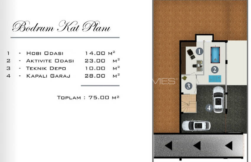 Luxe Houses in a Rich Featured Complex in Dosemealti Antalya 34