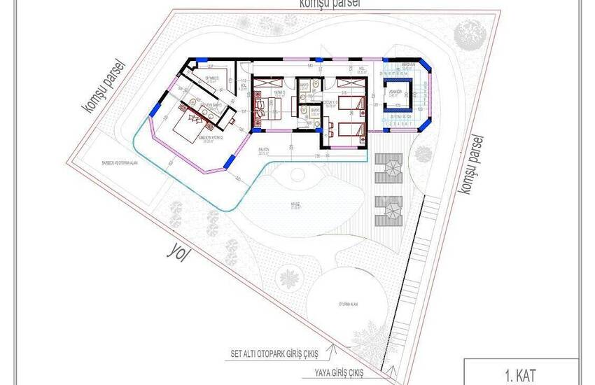 Alanya Kargıcak'ta Doğa İle İç İçe Konumda Manzaralı Şık Villa 49