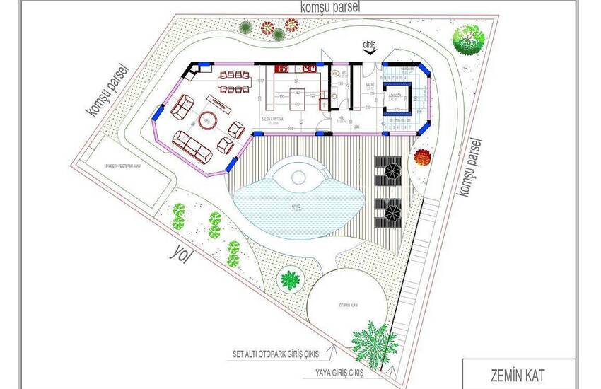 Alanya Kargıcak'ta Doğa İle İç İçe Konumda Manzaralı Şık Villa 48