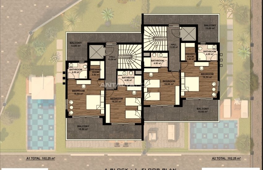 Spacious Villas with Amazing Sea and City View in Alanya 23