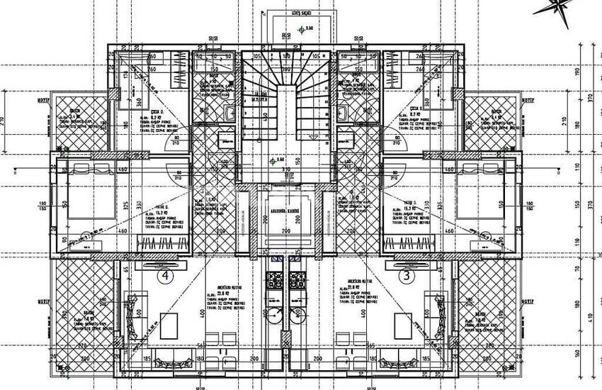 آپارتمان های مدرن نزدیک به تمام امکانات در کادریه، آنتالیا 43