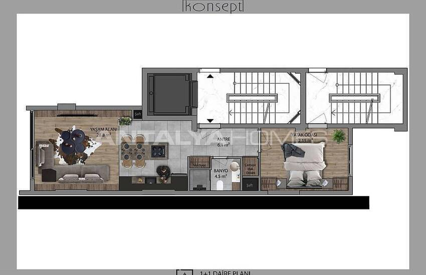 Luxurious Real Estate with Sea Views in Antalya City Center 15