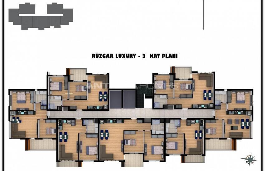 Appartementen Te Koop In Een Complex In Antalya Altintas 11