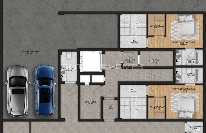 Well Located Real Estate in a New Project in Muratpaşa Antalya 20