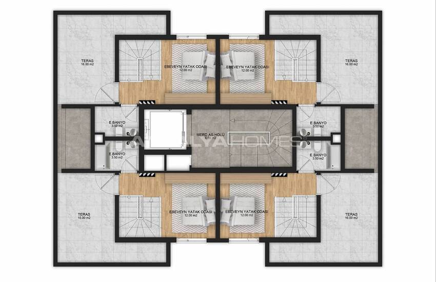 Well Located Real Estate in a New Project in Muratpaşa Antalya 22