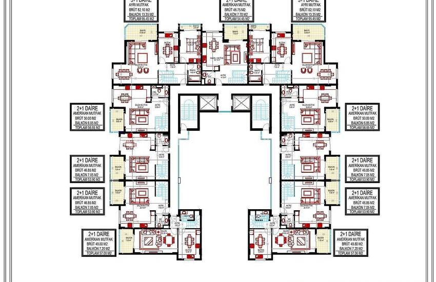 Nieuwbouw Investering Appartementen Te Koop In Alanya Mahmutlar 42