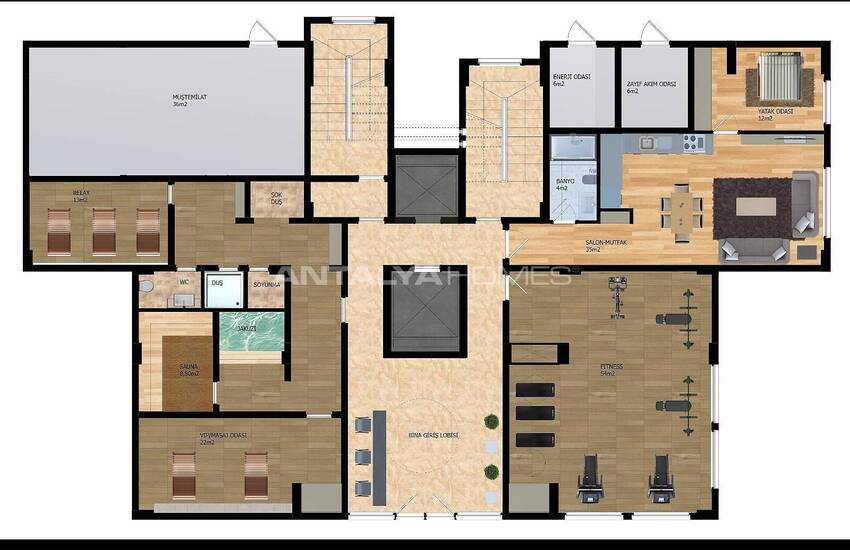 Stijlvolle Appartementen Met Zeezicht In Complex In Alanya 24