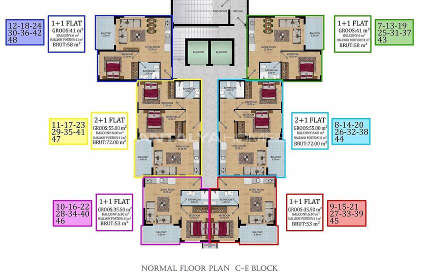 Первоклассная Недвижимость в Центре Авсаллара 16