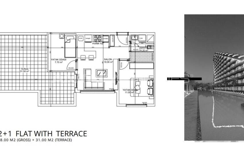 Real Estate in a Unique Luxe Complex in Altintas Antalya 20