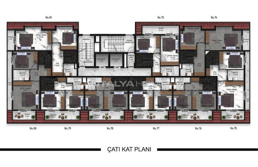 Appartements Confortables Dans Une Résidence Luxueuse À Alanya 54