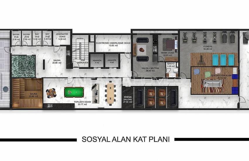 Appartements Confortables Dans Une Résidence Luxueuse À Alanya 49