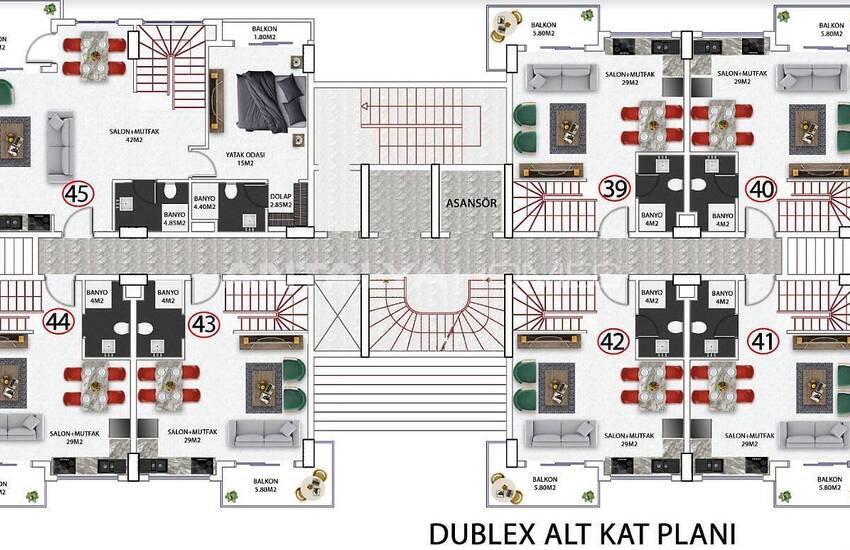 Investment and Luxurious Apartments to Buy in Alanya  9