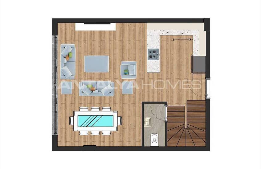 Chic Apartments in Complex with Amenities in Antalya Lara 32