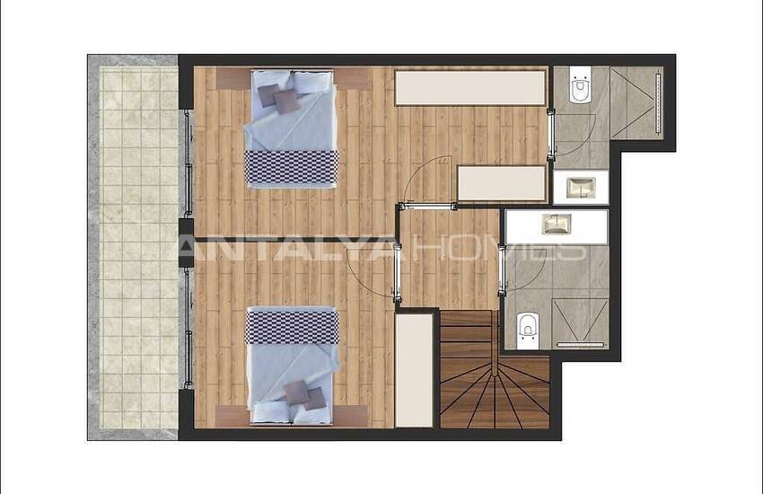 Chic Apartments in Complex with Amenities in Antalya Lara 30