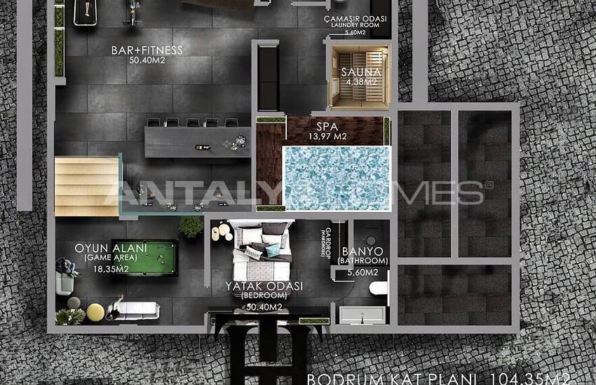 Стильные Отдельные Виллы Рядом с Пляжем в Калкане 32