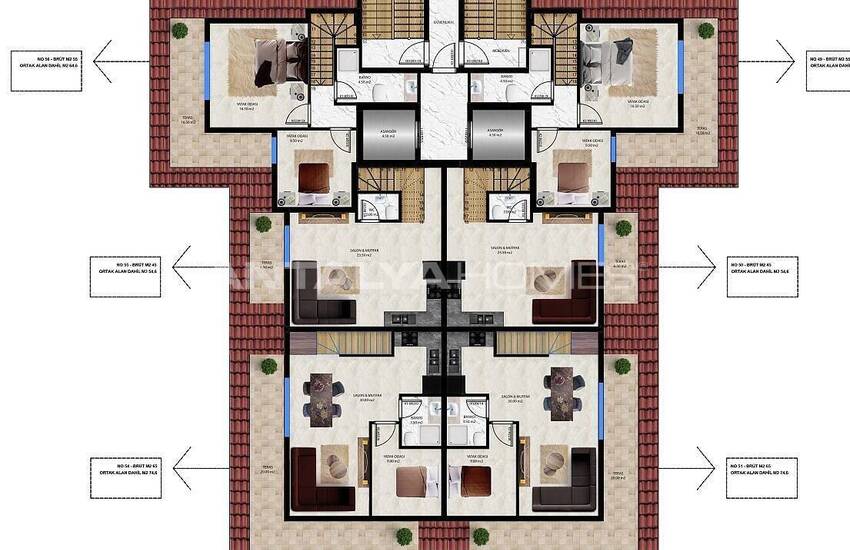 Elegante Und Luxuriöse Alanya Wohnungen Zu Verkaufen 32
