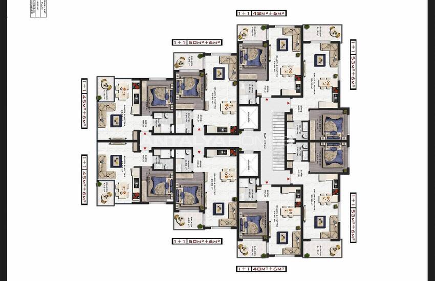 Opportunité Abordable D'acheter Un Appartement À Alanya Kargicak 13