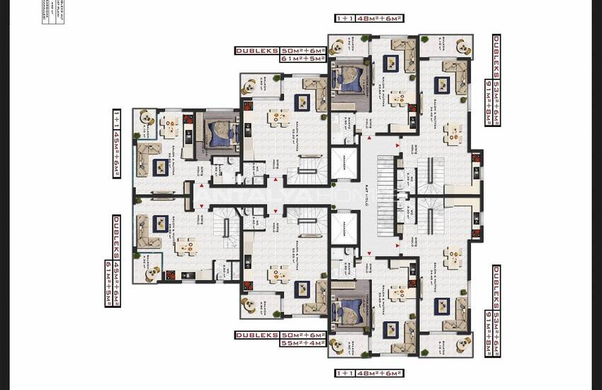 Opportunité Abordable D'acheter Un Appartement À Alanya Kargicak 12