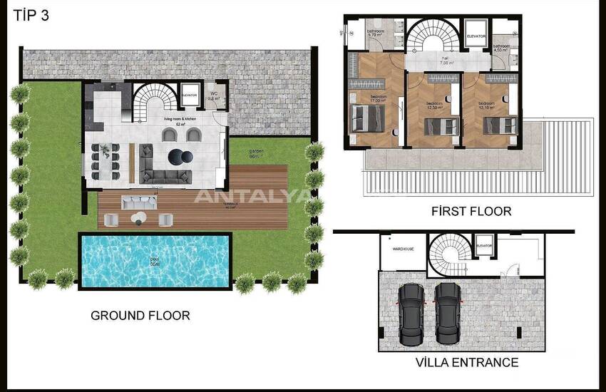 Alanya Kargıcak'ta Kompleks İçerisinde Ultra Lüks Villalar 28