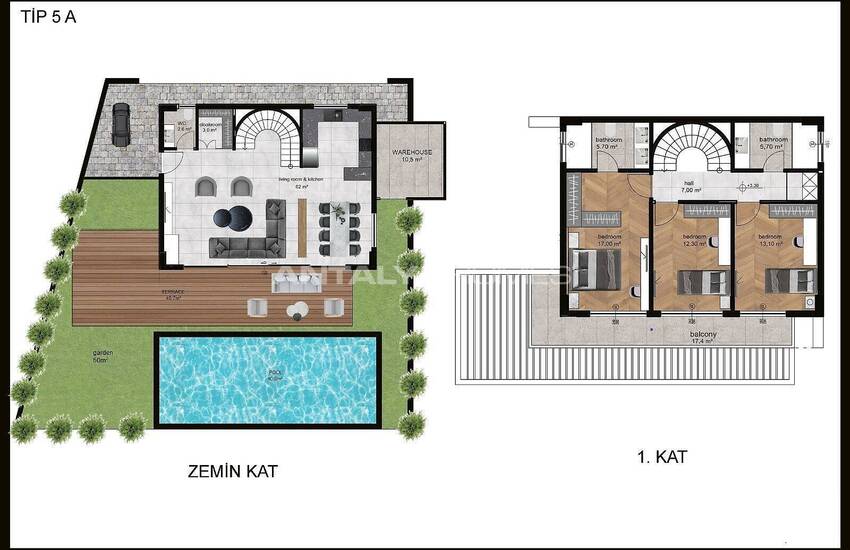 Alanya Kargıcak'ta Kompleks İçerisinde Ultra Lüks Villalar 30