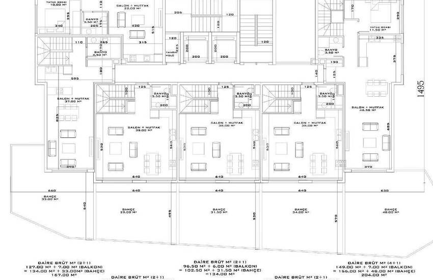 Okurcalar'da Akıllı Ev Sistemine Sahip Satılık Daireler 29