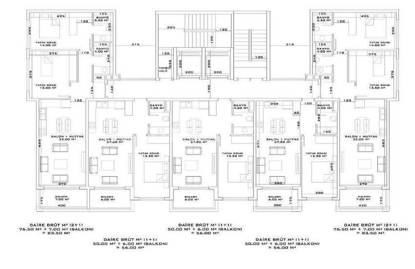 Okurcalar'da Akıllı Ev Sistemine Sahip Satılık Daireler 34