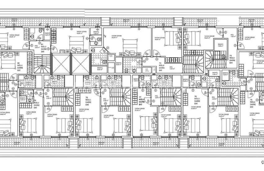 Квартиры с Видом на Море в Махмутларе, Аланья 8