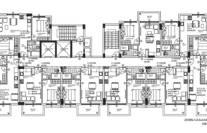 Квартиры с Видом на Море в Махмутларе, Аланья 9