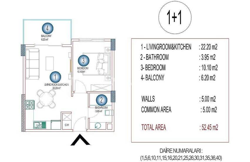 Real Estate in Alanya in a Complex with Extensive Facilities 16