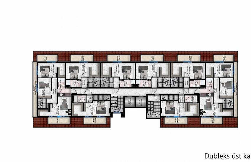 Apartments Near the Beach in Mahmutlar Alanya 19