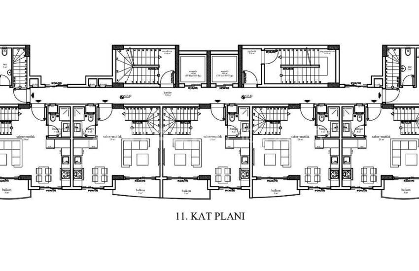 Real Estate in Complex with Rich Social Facilities in Alanya 17