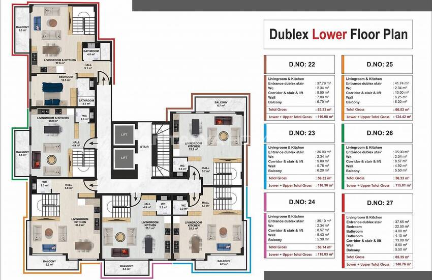 Investerings Appartementen Te Koop In Alanya Kargicak 45