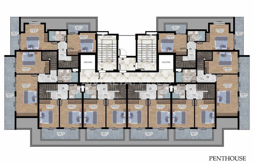 Lyxfastigheter I Ett Komplex Med Pool I Alanya 11