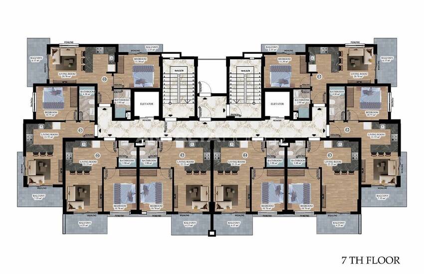 Lyxfastigheter I Ett Komplex Med Pool I Alanya 12