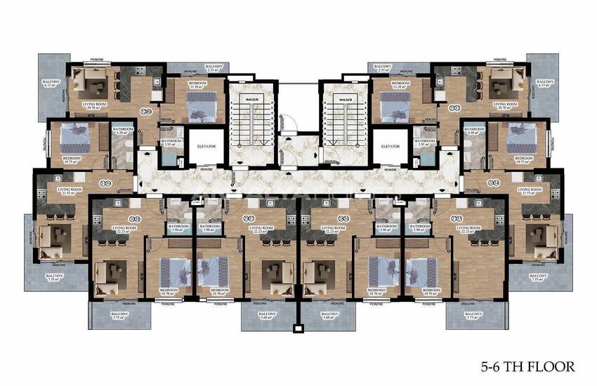 Lyxfastigheter I Ett Komplex Med Pool I Alanya 10