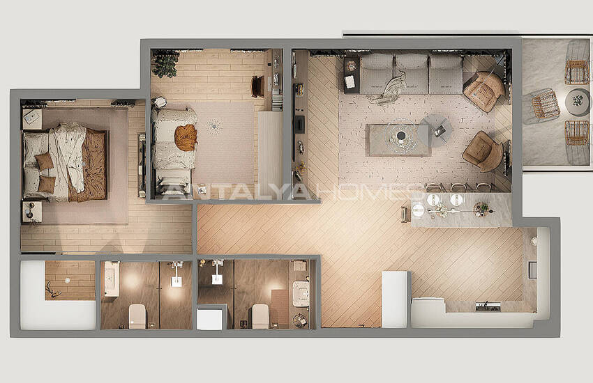 New-build Investment Real Estate in Antalya Aksu 31