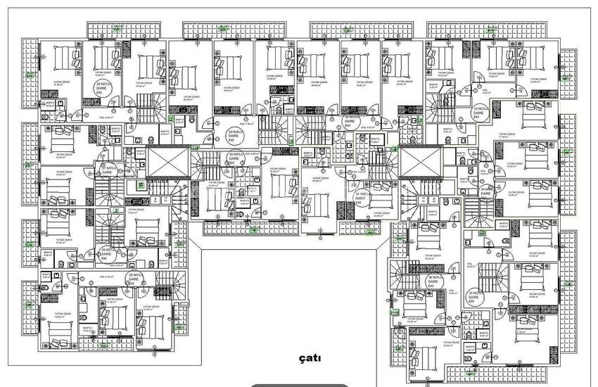 Cheap Sea and Nature View Properties for Sale in Alanya Oba 40