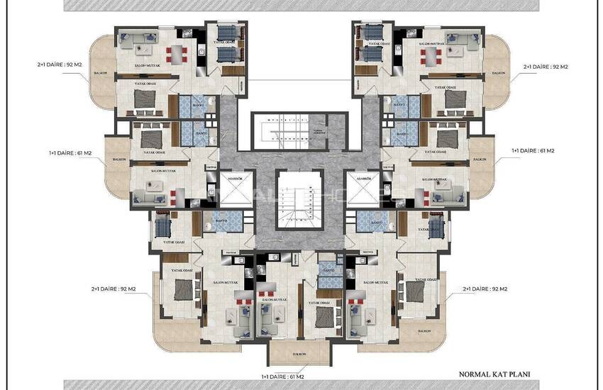 Centrally Located Real Estate in Avsallar with Smart Home Systems 16