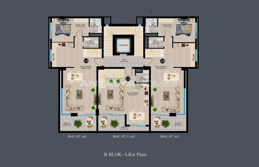 Luxe Apartments Within Walking Distance of Beach in Alanya 35