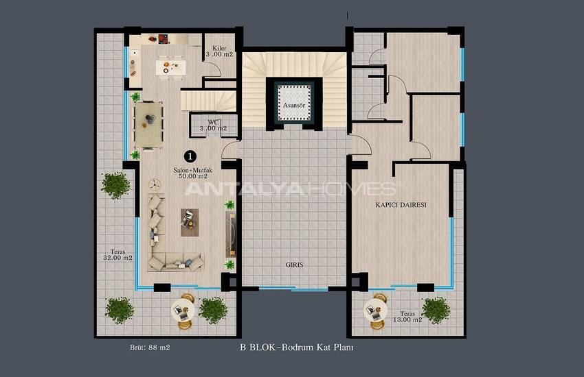 Luxe Apartments Within Walking Distance of Beach in Alanya 36