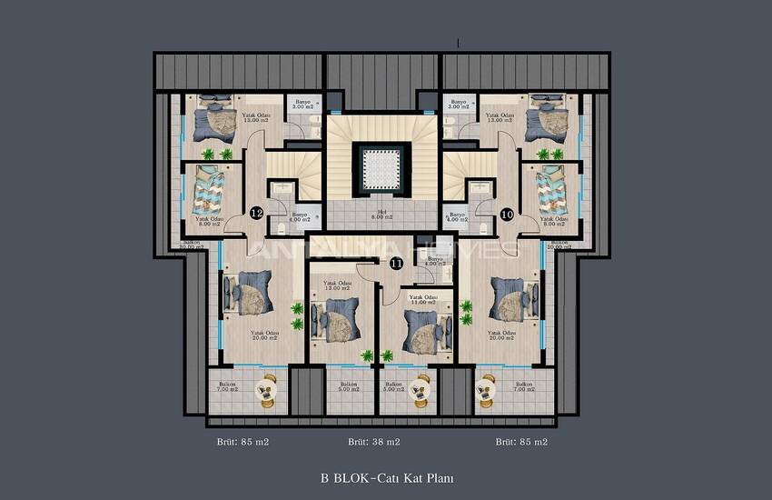 Luxe Apartments Within Walking Distance of Beach in Alanya 37