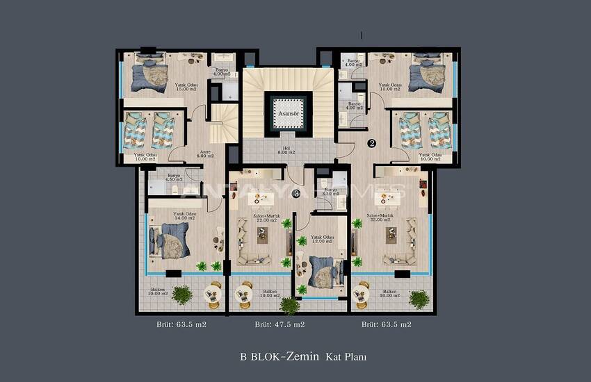 Luxe Apartments Within Walking Distance of Beach in Alanya 38