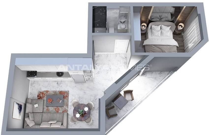 Appartementen In Complex Met Sociale Voorzieningen In Alanya 25