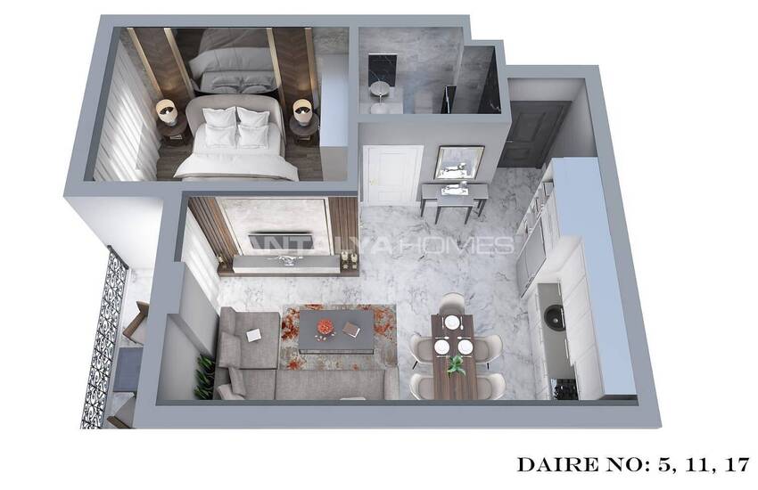 Appartementen In Complex Met Sociale Voorzieningen In Alanya 26