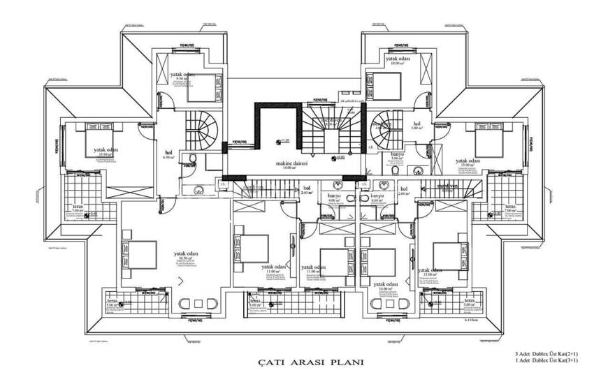 Alanya Kargıcak'ta Butik Proje İçinde Deniz Manzaralı Daireler 16