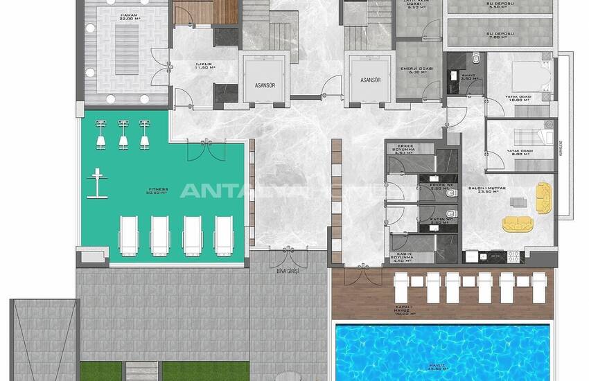 Väldesignade Investerings Fastigheter I Mahmutlar Alanya 18