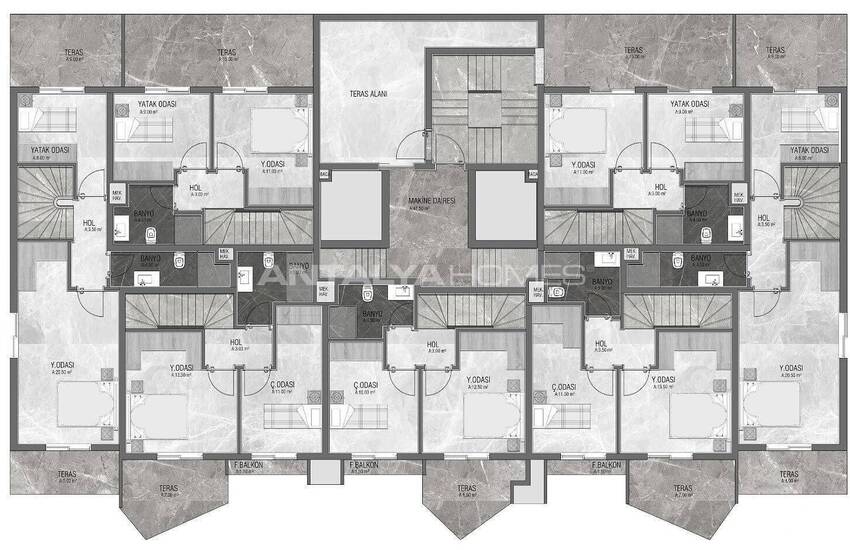 Väldesignade Investerings Fastigheter I Mahmutlar Alanya 20