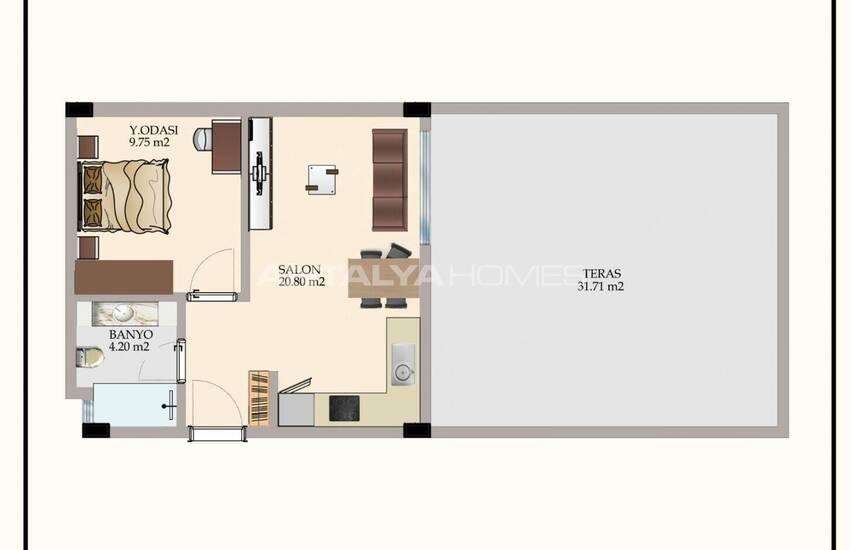 Appartements En Terrasse Dans Une Localisation Parfaite À Antalya 43